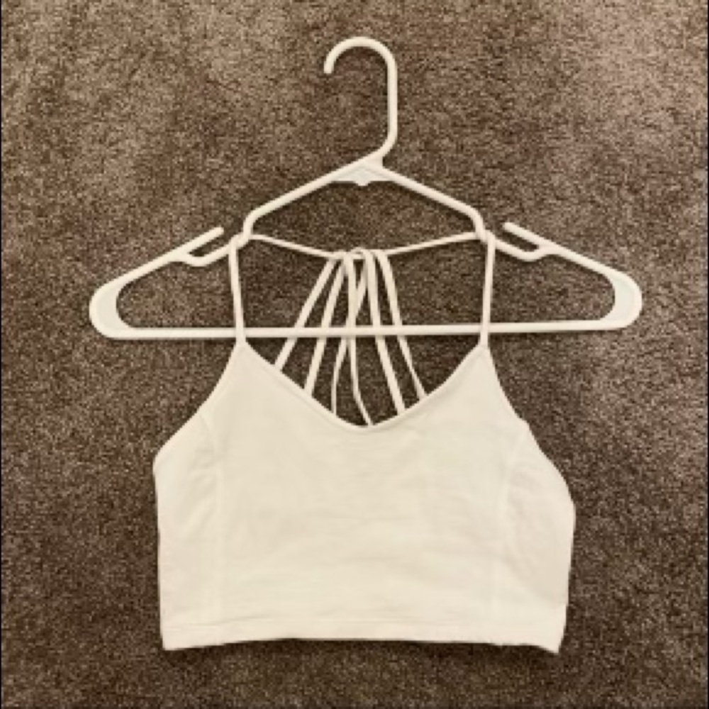 White Strappy Bralette